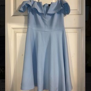 NWT light blue size small off the shoulder dress